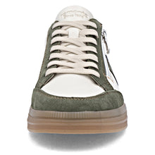 Remonte D2C04-60 Rock Cream And Green Combination Tex Trainers