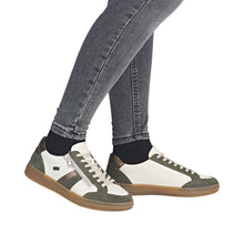 Remonte D2C04-60 Rock Cream And Green Combination Tex Trainers