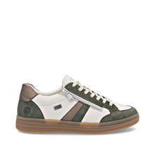 Remonte D2C04-60 Rock Cream And Green Combination Tex Trainers