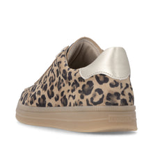 Remonte D2C06-90 Leopard Print Nubuck Leather Trainers