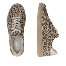 Remonte D2C06-90 Leopard Print Nubuck Leather Trainers