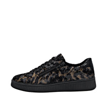 Remonte D2E02-03 Largo Leather Leopard Print Trainers
