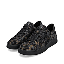 Remonte D2E02-03 Largo Leather Leopard Print Trainers
