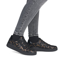 Remonte D2E02-03 Largo Leather Leopard Print Trainers
