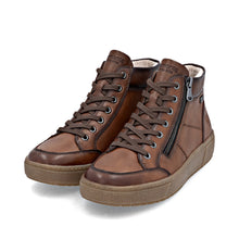 Remonte D2T70-24 Odeon Dark Tan Leather Tex Trainer Boots