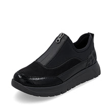 Remonte D2V01-04 Largo Black Zip Front trainers