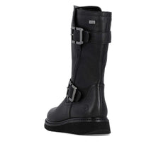 Remonte D3980-00 Castor Black Leather Mid Calf Tex Boots