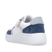 Remonte D3E05-80 Moreila Blue And White Combination Leather Trainers