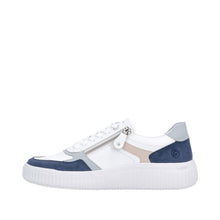 Remonte D3E05-80 Moreila Blue And White Combination Leather Trainers