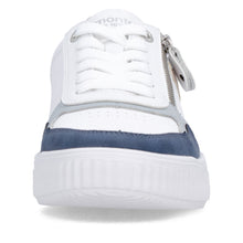 Remonte D3E05-80 Moreila Blue And White Combination Leather Trainers
