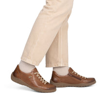 Remonte D3T00-24 Tan Leather Tex Trainers