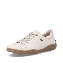 Remonte D3T00-60 Beige Leather Tex Trainers