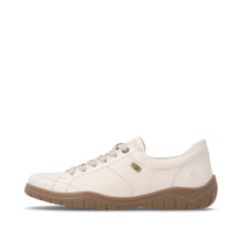 Remonte D3T00-60 Beige Leather Tex Trainers