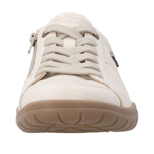 Remonte D3T00-60 Beige Leather Tex Trainers
