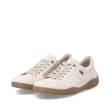 Remonte D3T00-60 Beige Leather Tex Trainers