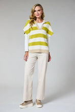 D.E.C.K By Decollage G005 Striped Cashmere Blend Collared Knitted Layering Top (3 Colours)