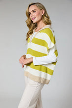 D.E.C.K By Decollage G005 Striped Cashmere Blend Collared Knitted Layering Top (3 Colours)