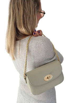 David Jones CM7256A Plain Small Handbag With Detachable Chain Strap (3 Colours)