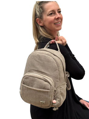 David Jones CM7685 Corduroy Backpack (2 Colours)