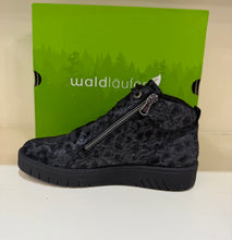 Waldlaufer 754807 200 001  H-Yuna Black Textured Leather Trainer Boots