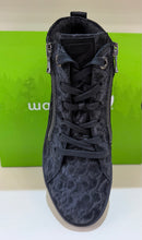 Waldlaufer 754807 200 001  H-Yuna Black Textured Leather Trainer Boots