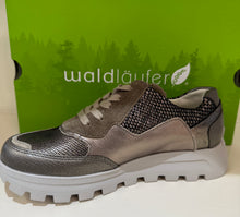 Waldlaufer 993004 807 837  H-Ajala Taupe Combination Leather Trainers