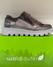 Waldlaufer 993004 807 837  H-Ajala Taupe Combination Leather Trainers