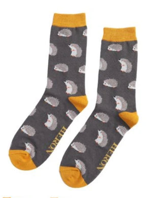 Mr Heron Bambo Cute Hedgehogs Socks (3 Colours)