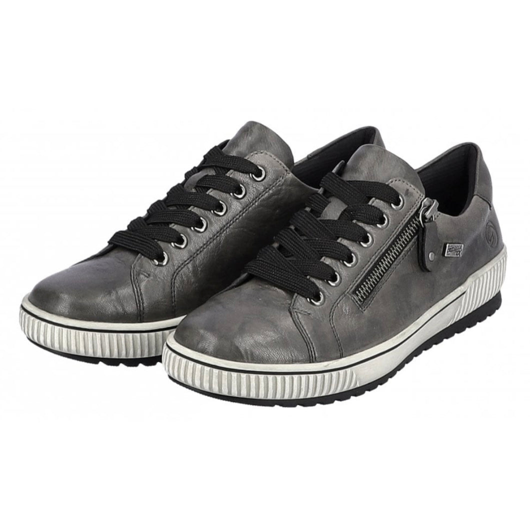 Remonte D0700-42 Ottawa Grey Leather Tex Trainers