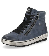 Remonte D0772-15 Ottawa Blue Leather Tex High Top Trainer Style Boots