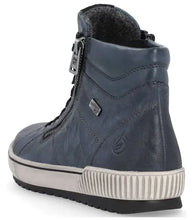 Remonte D0772-15 Ottawa Blue Leather Tex High Top Trainer Style Boots