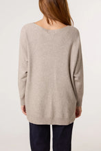 Plain Slash Neck Jumper With Side Button Detail And Front Pockets (4 Colours)