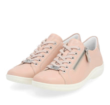 Remonte D1E03-31 Dusky Pink Leather Trainers