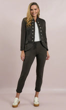 D.E.C.K By Decollage 814136 Plain Drawstring Waist Stretchy Joggers With Zip Pockets (7 Colours)