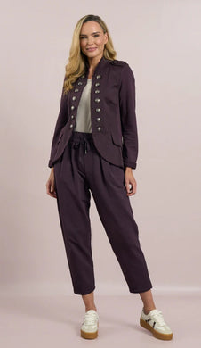 D.E.C.K By Decollage 522218 New Napolean Military Style Stretchy Shorter Jacket (9 Colours)