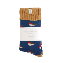 Miss Sparrow TSWO20 Winter Little Robins Socks (2 Colours)