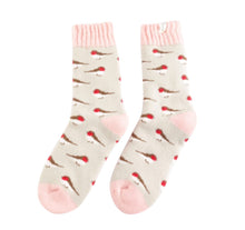 Miss Sparrow TSWO20 Winter Little Robins Socks (2 Colours)