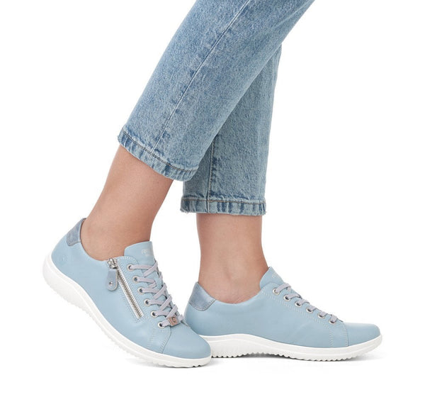 Remonte D1E03-10 Blue Leather Trainers