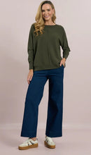 D.E.C.K By Decollage 2402 Stretchy Wide Leg Denim Jeans