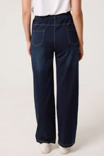 Magic Stretchy Wide Leg Dark Denim Jeans