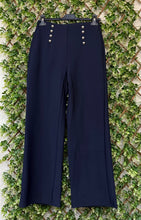 Yu & Me Plain Botton Detail Super Stretchy Wide Leg Trousers (3 Colours)