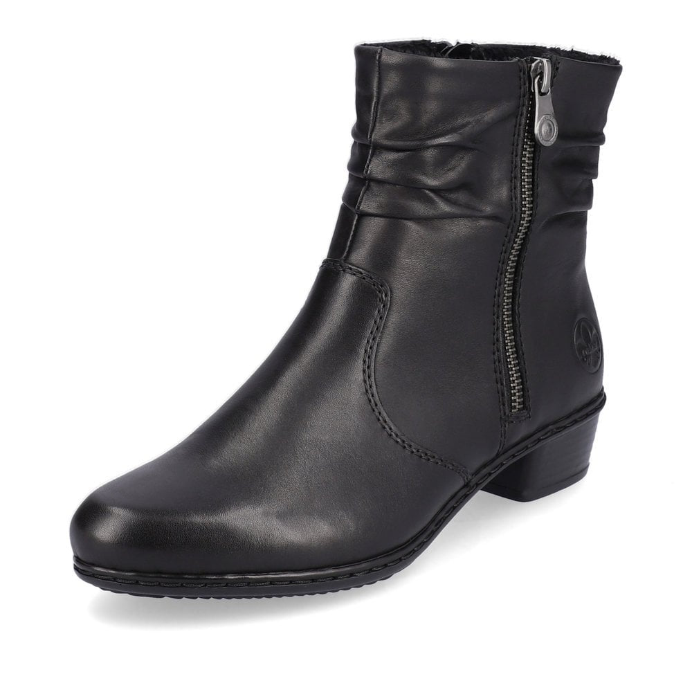 Black Wide Fit Behati Ankle Boot | Shoes | Black heel boots, Heeled ankle  boots, Boots outfit ankle