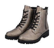 Remonte D8671-91 Rock Metallic Leather Ankle Boots