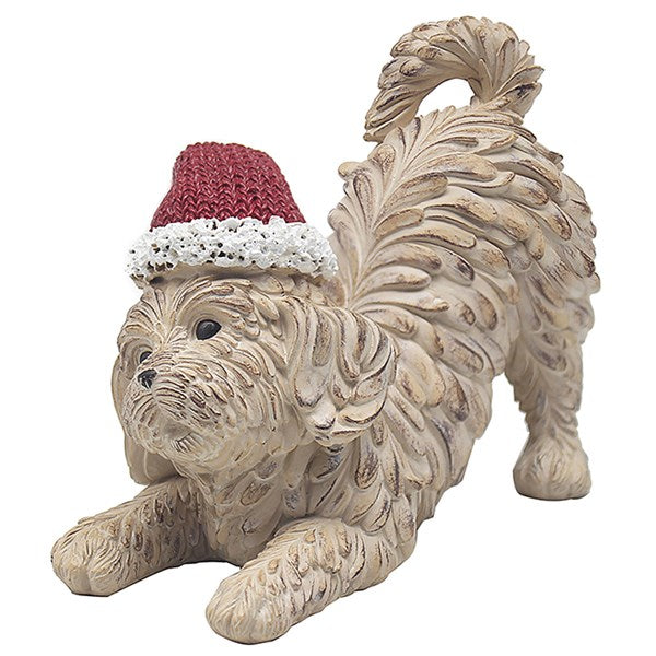 Xmas Happy Paws Alert Cockapoo Dog Ornament
