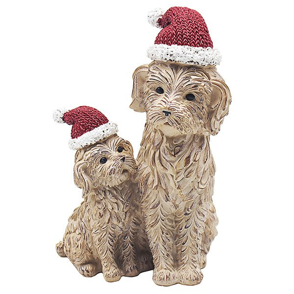 Xmas Happy Paws Dog Mum And Puppy Cockapoo Ornament