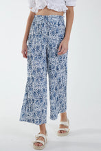 Paisley Print Wide Leg Pleated Trousers (3 Colours)