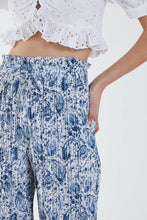 Paisley Print Wide Leg Pleated Trousers (3 Colours)
