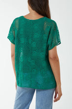 Lace Two Piece Short Sleeved Plain Top (3 Colours)