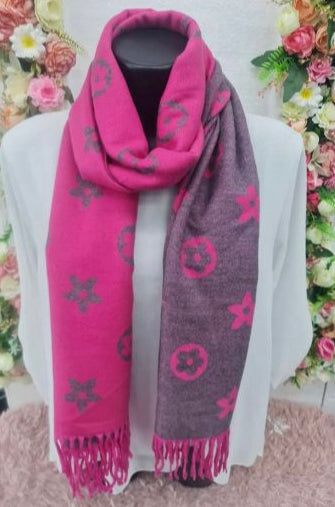 Designer Inspired Style Two Tone LV Scarf (4 Colours) – Missy Online:  Shoes, Fashion & Accessories Based in Leeds