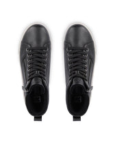 Rieker Evolution W0164-00 Castor Black Leather Lace-Up Ankle Trainer Boots